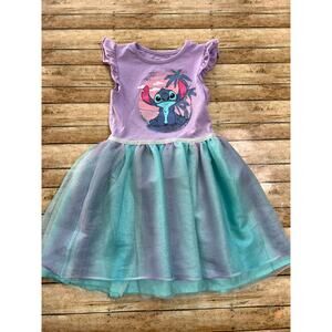 Disney Stitch Girls Tulle Dress 5T